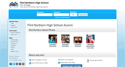 Desktop Screenshot of flintnorthernhighschool.org