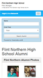 Mobile Screenshot of flintnorthernhighschool.org