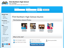 Tablet Screenshot of flintnorthernhighschool.org